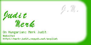 judit merk business card